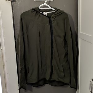 Victoria's Secret PINK Olive Zip Jacket Large